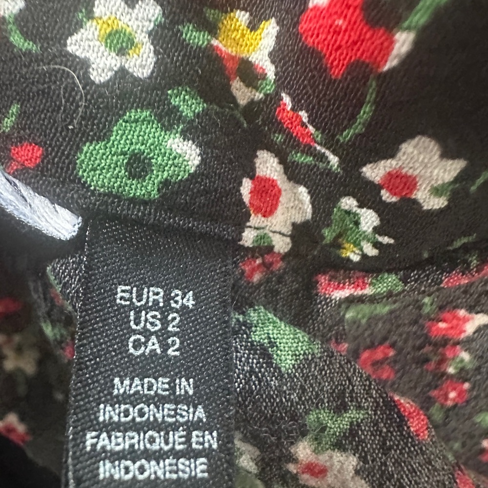 & Other Stories Multicolor Floral Blouse - Picture 5 of 6